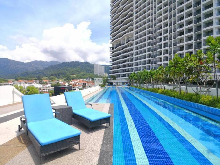 Deluxe Seaview Suite Twin Bed By The Only Bnb Tanjung Tokong 外观 照片